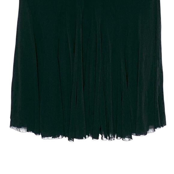 Vivienne Tam S Black Midi Skirt Vintage Tulle Mesh Netted Layered 90s Whimsigoth - Picture 4 of 7